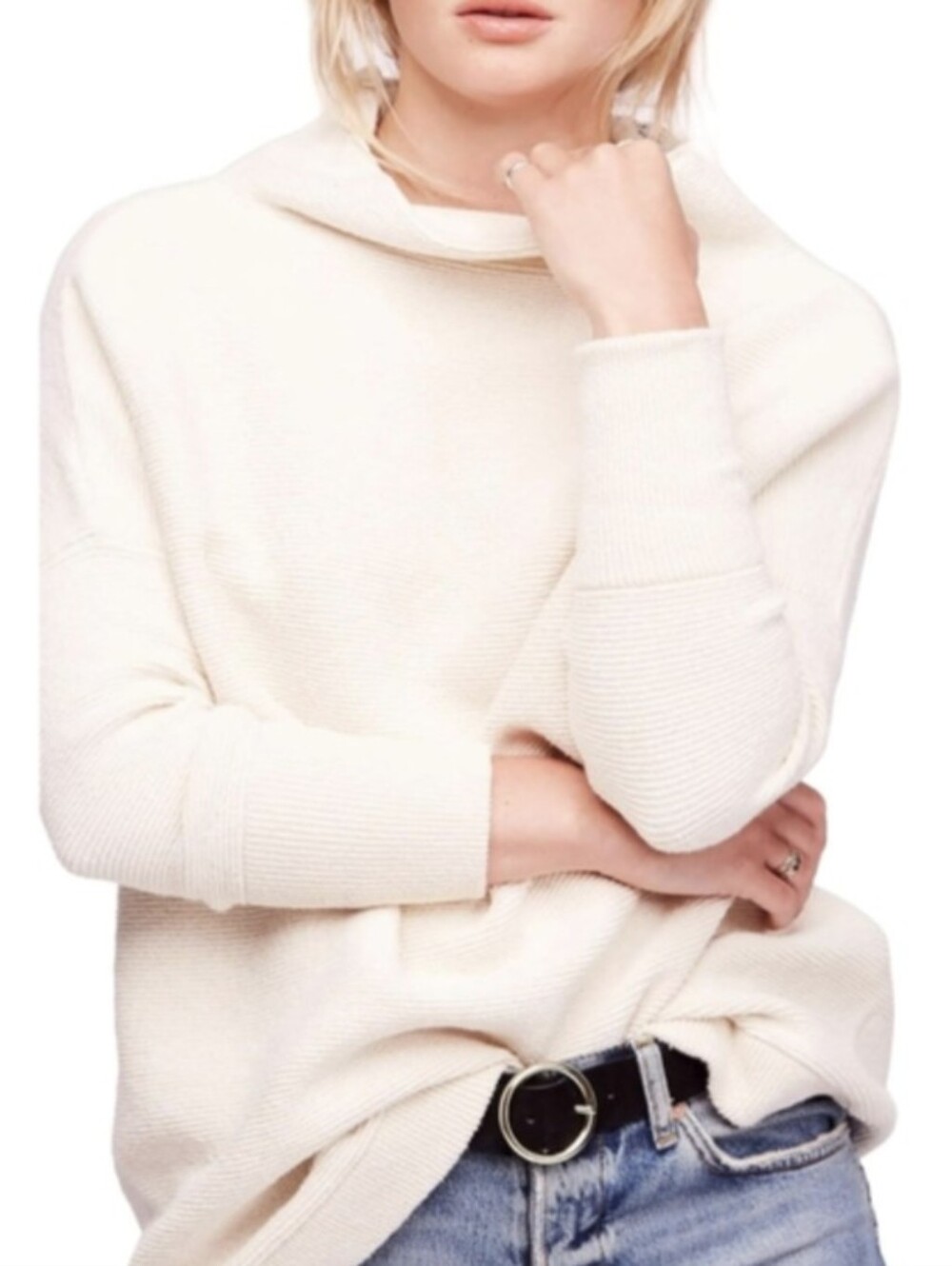 Free People Ottoman Slouchy Oversized Tunic sweater